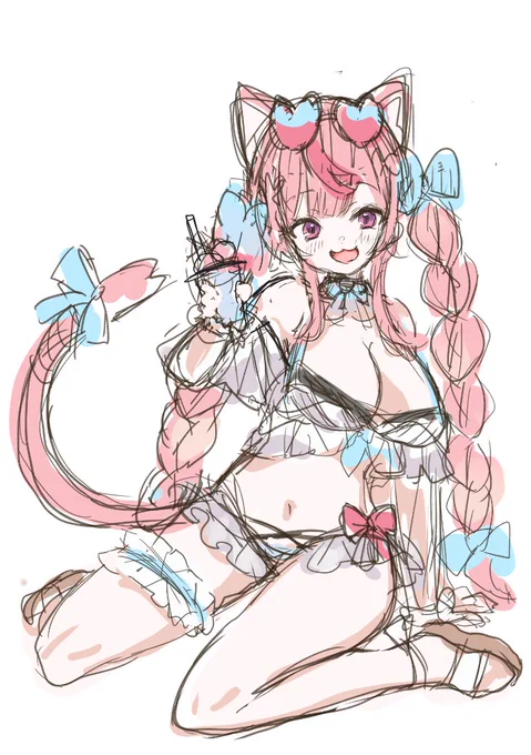 ほぼ完成しかけていたのになんか違う気がしてまた描き直している定期(蟻地獄)