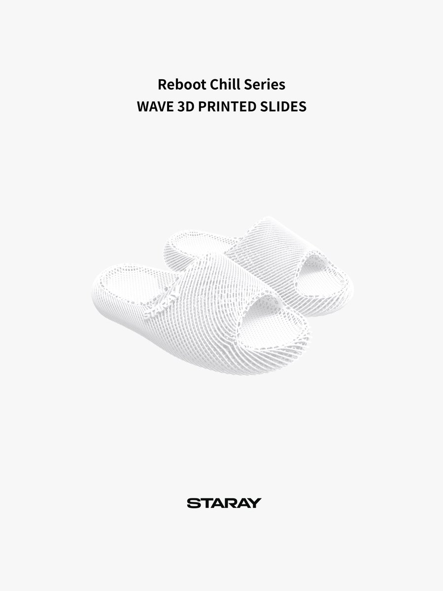 STARAY_JP's tweet photo. 【COMING SOON|WAVE】
WAVE 3Dプリントサンダル
テクノロジーで快適さを極める。
Color:Silver /Black / White
Price:¥14,300(tax in)
#STARAY
#3Dプリントシューズ
#3Dプリントサンダル https://t.co/nr0dYvaBor