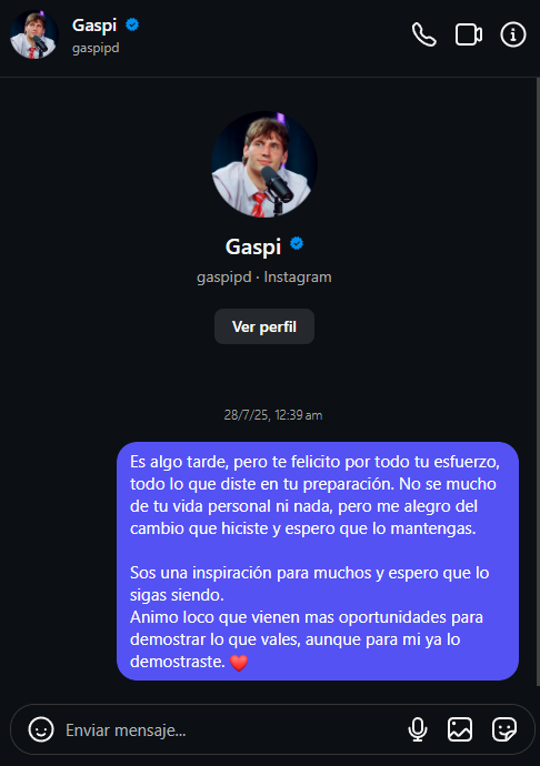 NabyrS's tweet photo. Si no lo viste aqui te lo mando al cielo Gaspar <3 https://t.co/B1S2CRzWiz