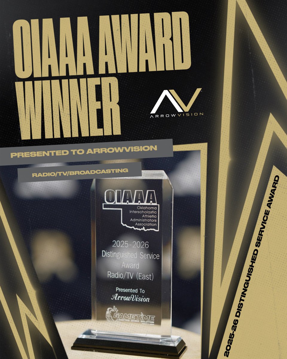batigersports's tweet photo. Congratulations to the @arrowvisionba team for being honored by the OIAAA as the 2025-26 Distinguished Service Award winner for their efforts in broadcast and video production.
#buildthelegacy x #goba ๐
https://t.co/IMLVfW6yIr