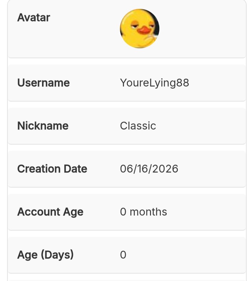 AltAccount2142's tweet photo. @YoureLying88 @AikoBliss_ You know your account age is public right? You created your account for the one purpose of replying to yourself to harass. "I downloaded it from the first guy", you downloaded from yourself. It's so easy to prove you wrong it's hilarious. https://t.co/Y84N8f16mC