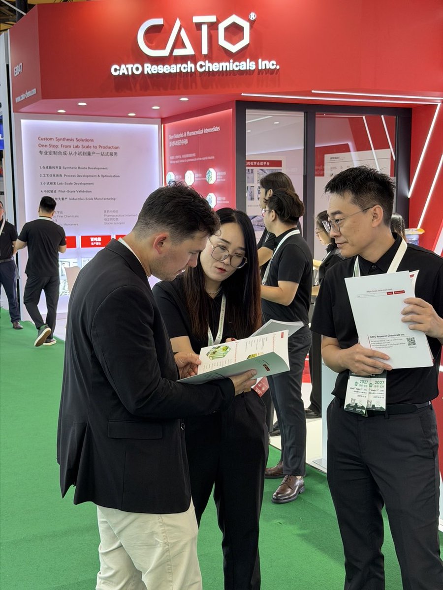 CATOStandards's tweet photo. 🎉 We're officially exhibiting at CPHI China 2026!
Visit us at Booth E2B47 (June 16–18, SNIEC Shanghai) to explore our full range of 130,000+ reference standards, pharmaceutical intermediates, and AI-powered chemical platform.
#CPHIChina2026 #ReferenceStandards #PharmaChem https://t.co/7VM7Q9Simg