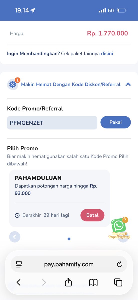 creabmi's tweet photo. Waktunya checkout

Rekomen: Liveclass UTBK

ini masih ada diskon nih, gas aja ke web resmi pahamify dan add kode (PFMGENZET + PAHAMDULUAN)

t. bimbel online utul ugm simak ui snbt utbk tryout diskon kode promo pahamify mipy les tka belajar itb um https://t.co/mBpkmd1Kjf