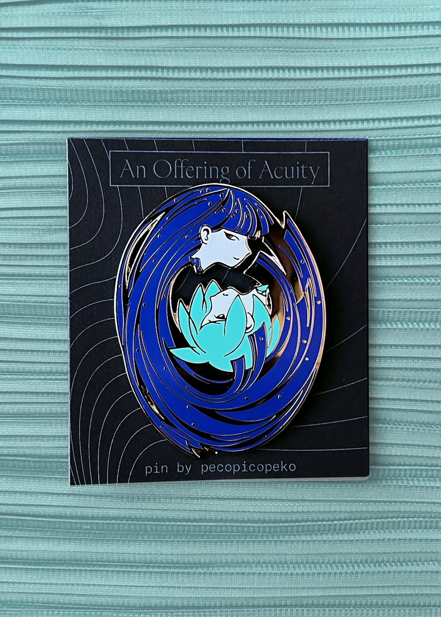 pecopicopeko's tweet photo. lapis + phos pin i made earlier this year ! 

#宝石の国 https://t.co/VydRTqOeCe