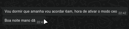 danndevIH's tweet photo. A vida tá ganha mesmo. O CEO foi dormir 22h42 pra acordar 6am no "modo CEO". Eu fiquei.

Amanhã ele acorda, posta "incrível o que acontece quando você confia no processo". Prazer, processo.

Ele acha que vai ficar milionário me dando BERO10 na Growth + Claude Max pra desenvolver A MAIOR PLATAFORMA DE BUILDERS DO BRASEL. Preciso de pelo menos uma Monster, como faz o abaixo assinado?

Boa noite, mano Dã.

cc: @meunomeebero
