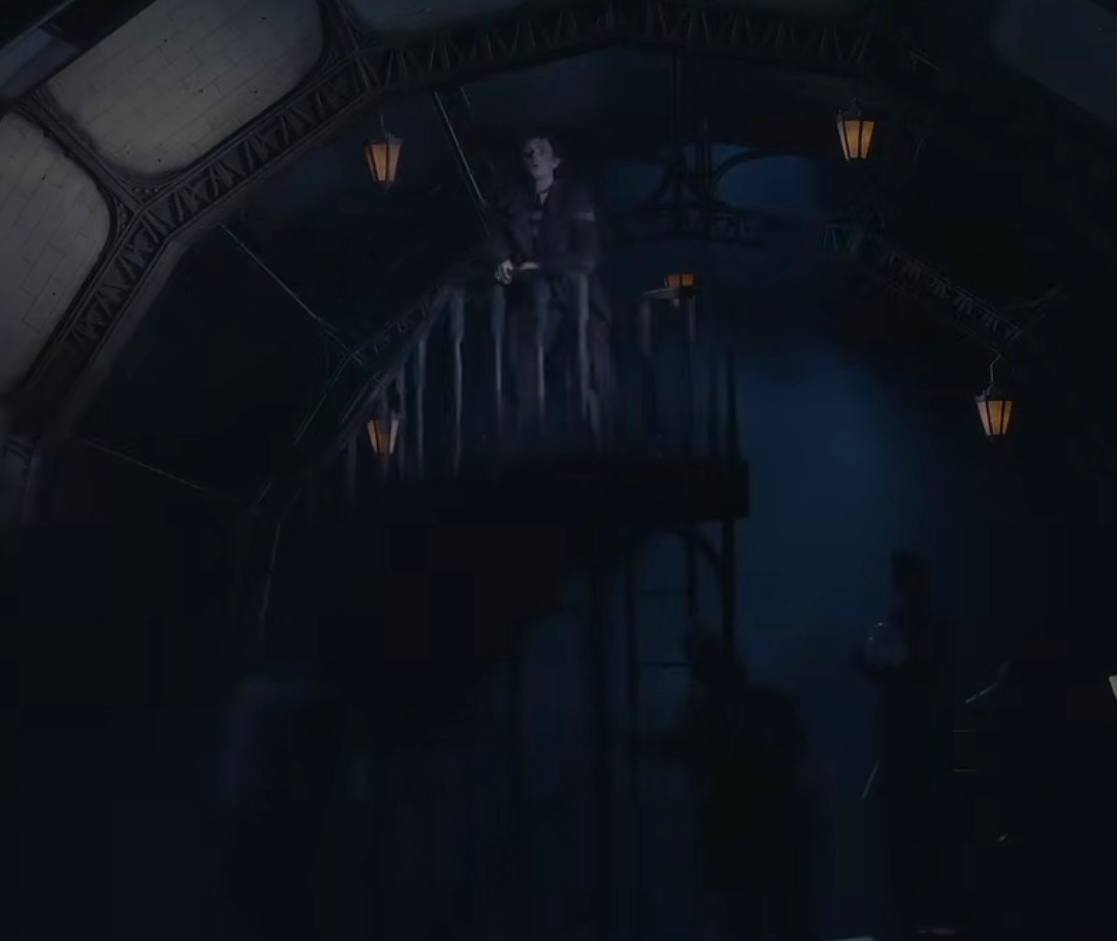 Not_Rosey_'s tweet photo. why is he always on that banister https://t.co/ZI4KAe5ebU
