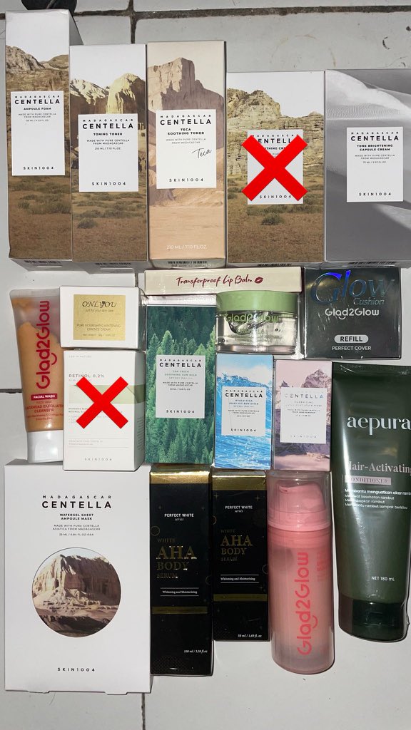 seycretx's tweet photo. Yuk skin1004 skin 1004 wts wtb tawarin jual

• Skin1004 Facewash, toner, sunscreen, clay mask stik 
• Aepura
• G2G GLAD2GLOW Moisturizer, Cushion
• AHA Perfect White
• Focallure Lip
• Sepatu, tas, kaos kemeja fortklass

bsa pake voucher XTRA
https://t.co/L13PmgybaM https://t.co/Cm1J5kE4UZ