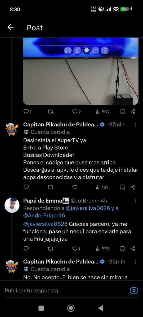Jose26745772's tweet photo. @SilviiEsc A mi me sirvió https://t.co/IxSJtsZbxk