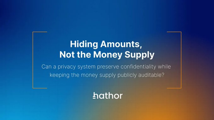 HathorPT's tweet photo. Ocultando valores, não a oferta monetária.

Um sistema de privacidade pode preservar a confidencialidade enquanto mantém a oferta monetária publicamente auditável?

Descubra aqui:

https://t.co/FYDsQ01Hs8

$HTR https://t.co/L4LOrAkXmg