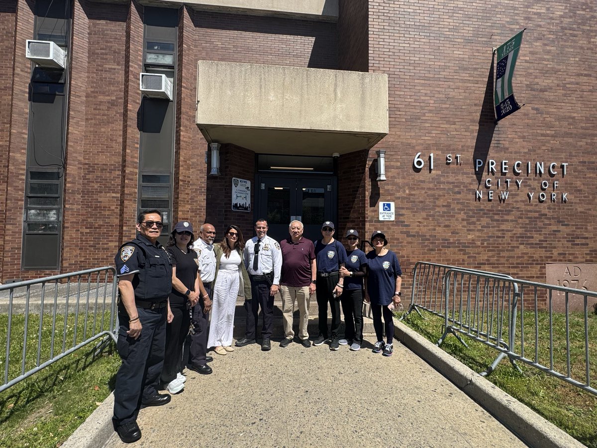 ACW_BK's tweet photo. ACW is honored to join the NYPD's 61st Precinct as they accepted a police vehicle generously donated by Councilwoman Inna Vernikov. We are grateful for her continued support of law enforcement and public safety. @InnaVernikov https://t.co/d2KBvaB2o4