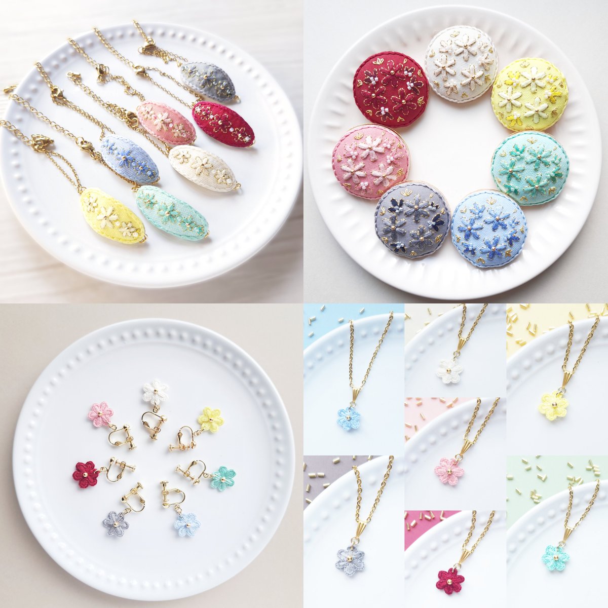 petitpetit1985's tweet photo. 《みんなでシェア☆企画展vol.173》

🧵手刺繍アクセサリー雑貨屋petit petit....(ﾌﾟﾁﾌﾟﾁ)です✨
【ときめきと癒し】をコンセプトにお客様の暮らしに寄り添う手刺繍アクセサリー・刺繍画をお届けします🌸

❣️Thanks❣️ 
@Lupopo_cafe 様 https://t.co/7YonZHqviQ