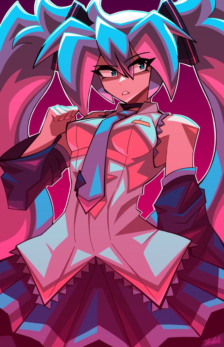 Startastic470's tweet photo. miku for fun #hatsunemiku #vocaloid https://t.co/077UahXfYy