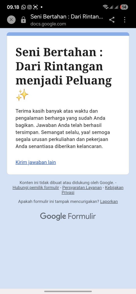 miecrowaves's tweet photo. @nadhimaa_ udah aku isi ya kak, ditunggu feedbacknyaa https://t.co/HbAZQG061J