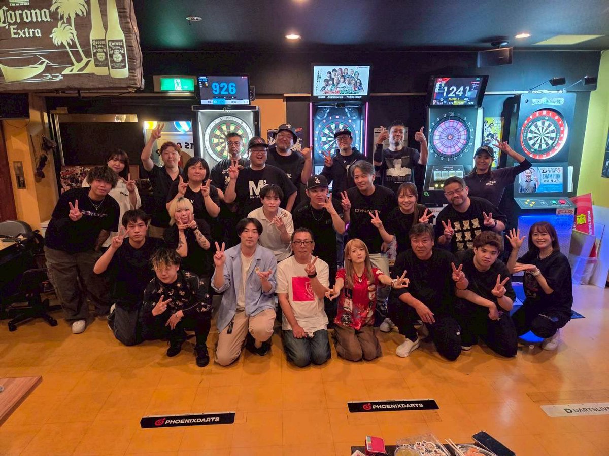 sayaka25smile's tweet photo. #大衆ネオ居酒屋ぜんず商会 プレイヤーday！ご参加のみなさんありがとうございましたっ！！

群馬で見た事ある方が多くてびっくりでした！笑笑
さきさんとちゃんかなさんも来てくれて( っ'-')╮ =͟͟͞͞♡
楽しすぎてあっという間でした🌼.°

ダーツも3台、FIDOも置いてあって
美味しいご飯もあって環境ばっちし！😳🌟おすすめです🎯

来てくれたみなさん、お店のみなさんもありがとうございましたっ！

場所: 埼玉県川越市笠幅113-1 アネックス霜A
ｱｸｾｽ: JR川越線 笠幡駅より徒歩約10分
 #フェニックスダーツ  #ダーツ  #PERFECT