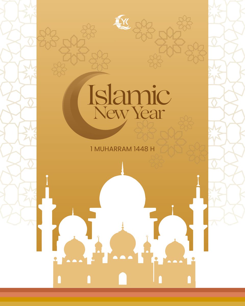 YkzProduction's tweet photo. Happy Islamic New Year, 1 Muharram 1448 H. 
May this year be filled with new hopes, good deeds, and a calmer heart. 🌙 https://t.co/1hTG4X4ZBu