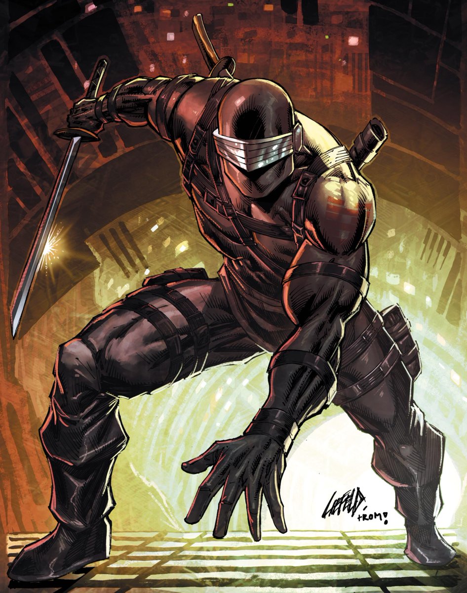 ClassicGIJoe's tweet photo. Snake Eyes by Rob Liefeld. https://t.co/m7UtbzscU9
