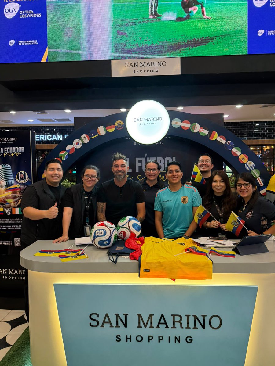 gileralava's tweet photo. Vibramos todos juntos en el @Sanmarinogye con el debut de Ecuador🇪🇨 en el Mundial. El resultado duele, pero esto no terminó todavía; nos vemos el próximo sábado contra Curazao🇨🇼 y el jueves 25 contra Alemania🇩🇪. ¡Dale que vamos!💪🏽 https://t.co/2hxzBza6Cr