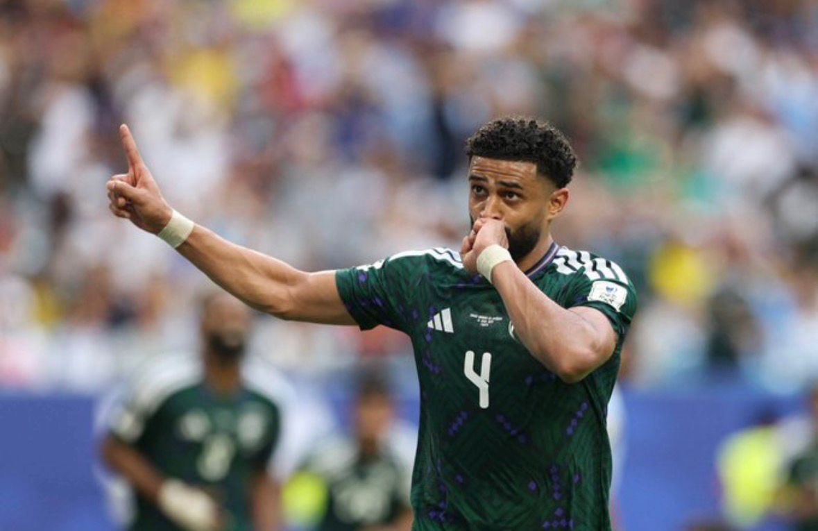 rbalsaud's tweet photo. A proud day for Saudi football.

Congratulations to @SaudiNT on a strong opening performance and a hard-earned 1–1 result against Uruguay in the #FIFAWorldCup2026. The determination, talent, and fighting spirit displayed on the pitch made the Kingdom proud and reflected the ambition of Saudi football on the world stage.

Wishing our Green Falcons continued success in the matches ahead.🇸🇦💚⚽️