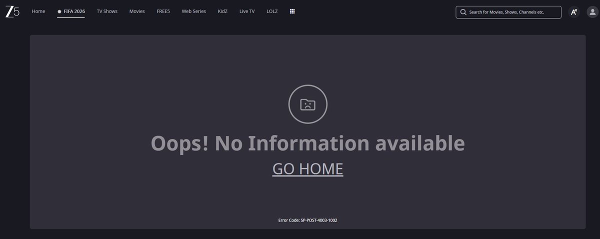 JayChandran_'s tweet photo. FIFA World cup started last week still @ZEE5India not able to get their act together! @FIFAWorldCup Keep it @ZEE5India. Cant wait for July 20th to cancel the subscription! https://t.co/gGIA6XDbtC