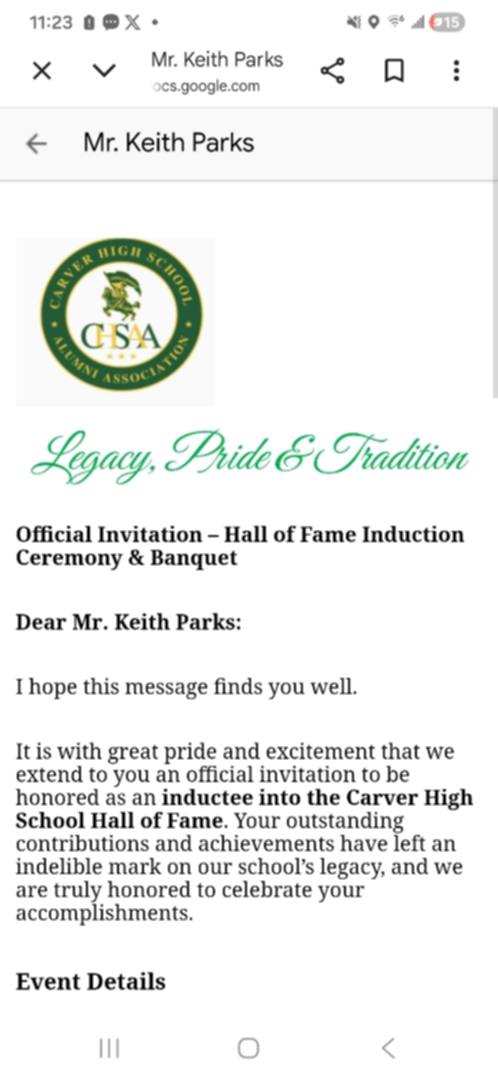 KeithPa93642067's tweet photo. All GLORY to GOD. Earned my GOLD JACKET. Chicago Carver Basketball Hall-of-Fame!!! Momma I made it!!! @commit2HBCU @esportsvisuals @LostLettermen @SCBCA @Swanny1973 @PrepHoopsSC @KailenParks_3 @ocsdsc @2xPeewee @UNDmbasketball @parklandcollege https://t.co/1C6BpKVnkR