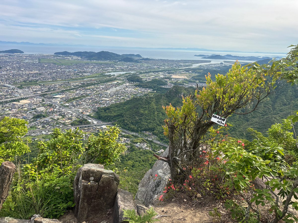 hideki5991043's tweet photo. 次男の大学在学中にするはずだった宿題山
右田ヶ岳
防府天神宮より天神山登り川を佐波川渡って天徳寺より登る💦
右田ヶ岳山頂より右田ヶ岳西峰へ
尾根コースを降りて萩往還勝坂登山口へ下山
ここからは先ほどデポしておいた🚲で防府天神宮へ
6.5キロ　2時間半 https://t.co/5c2oSAYuAV