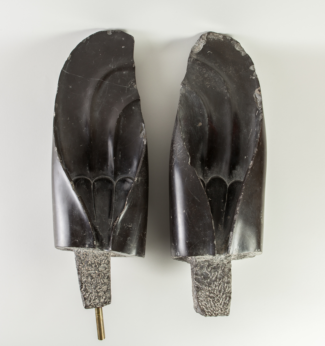 ISAC_UChicago's tweet photo. This week we're looking at sculpture in the ISAC Museum! While we often think of sculpture as being from a single piece of stone, as we can see from these bull ears from the site of Persepolis in Iran, that is not necessarily the case. Instead of the bull being carved from a https://t.co/kFRWjI2AMt