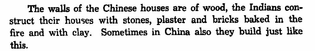 Helios18818's tweet photo. chinese lies a lot
his view on china was bizzare and filled with praises of india, let me tell what he said about china and india

1. He said chinese were dirty and never bathe, in contrast indian bathe everyday two times
2. Sulaiman wrote chinese never brush their teeth unlike indian who brush everytime before eating.
3. Sulaiman wrote Chinese sell human meat in market and various animals like dogs which he find disgusting
4. Sulaiman wrote chinese dont even wash their back after defecation unlike who wash themselve after that,
5. he wrote walls of city of india is made up of proper bricks unlike primitive china where it was made up of wood,
6. Sulaiman wrote chinese house are like thatched straw wooden unlike indian who made proper bricks house with proper roof
7. Sulaman wrote all religon and idols with features(culture) come from india
8. In china when person died chinese mourn him for days before burying him, unlike india where it was quite lenient
9. He also write medical knowledge of indian along with astronomical mathematical is greater than chinese, and most advance in world of that time