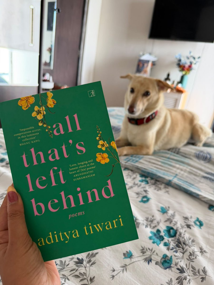 aprilislush's tweet photo. Absolutely love seeing All That’s Left Behind (@simonschusterin) finding its way into readers’ homes and beside some very adorable companions.😍

Thank you for welcoming my book, and its poems, into your life. 💛 https://t.co/pSQ7IEpi6t