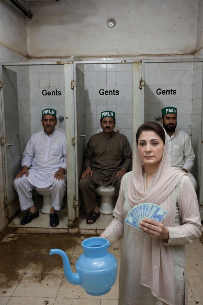 _star527's tweet photo. پٹواریوں کی امی نے پہلے بھینسوں کے گھوبر پر تو ٹیکس لگایا تھا اور اب عوامی ٹوائلٹ پر بھی 2500 روپے ماہانہ ٹیکس لگا دیا ہے۔

اگلا ٹیکس پٹواریوں کے چُوتڑ کی صفائی پر بھی لگے گا

گیارہ ارب کے جہاز کا خرچہ بھی تو نکالنا ہے😜😂🤣 https://t.co/6wXiXudYxP