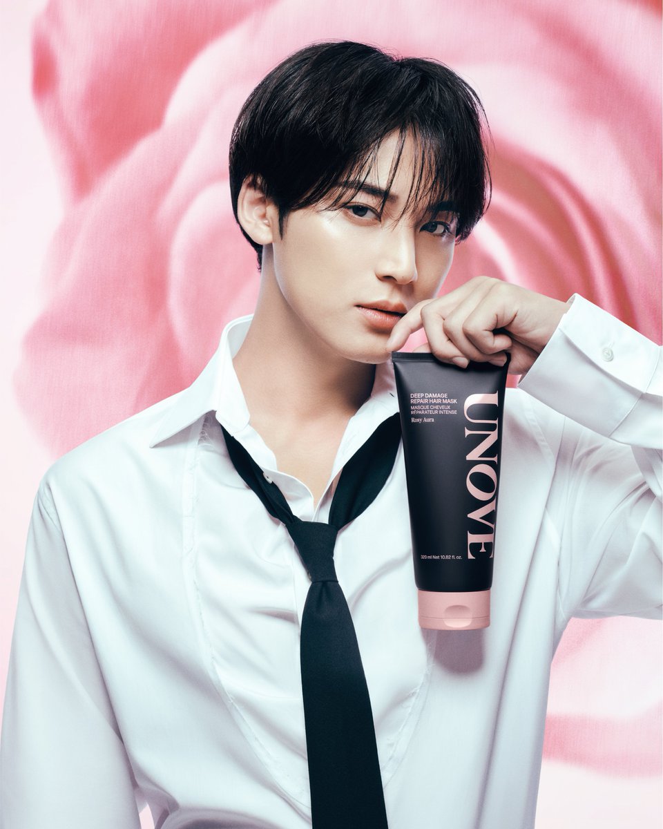 UNOVE_KR's tweet photo. 민규의 건강한 헤어를 완성하는 루틴,
어노브와 함께 경험해 보세요.

반복되는 스타일링과
바쁜 일상 속에서도
건강한 윤기와 부드러움을 유지하는 비결.

어노브 딥데미지 리페어 헤어마스크는
손상된 모발 깊숙이 단백질 영양을 채워
매끄럽고 윤기나는 머릿결을 완성합니다.

#어노브 #UNOVE #민규 #MINGYU #딥데미지헤어마스크
