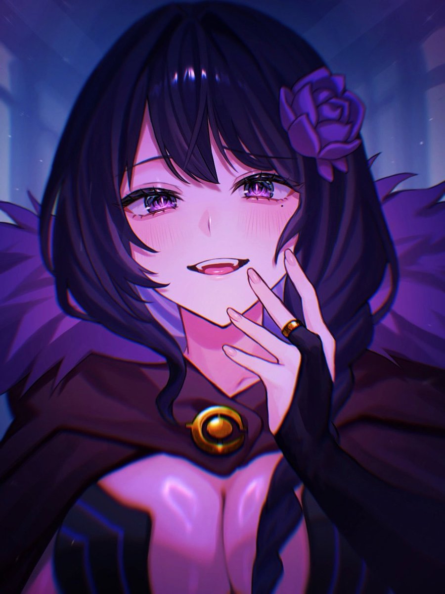 MoonlessSlumber's tweet photo. "Ara ara, you should really be more careful, trainer. You just never know what might be lurking in your shadow..."

Her piercing gaze locks onto the reader.

"...You must be tired, dear. So how about you just close your eyes and 𝒮𝐿𝐸𝐸𝒫? I wouldn't dare hurt you, don't worry~" https://t.co/TJBuMn64x2