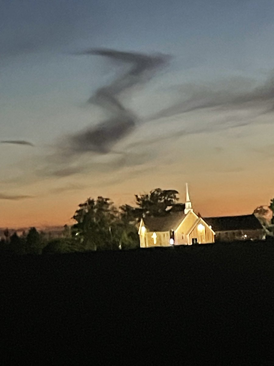 AmandaSpringst3's tweet photo. #3 in the clouds in Michigan this evening over our local church #Earnhardtforever @DaleJr @EarnhardtKelley @NASCAR @PureMichigan https://t.co/dkFXHfK2HT