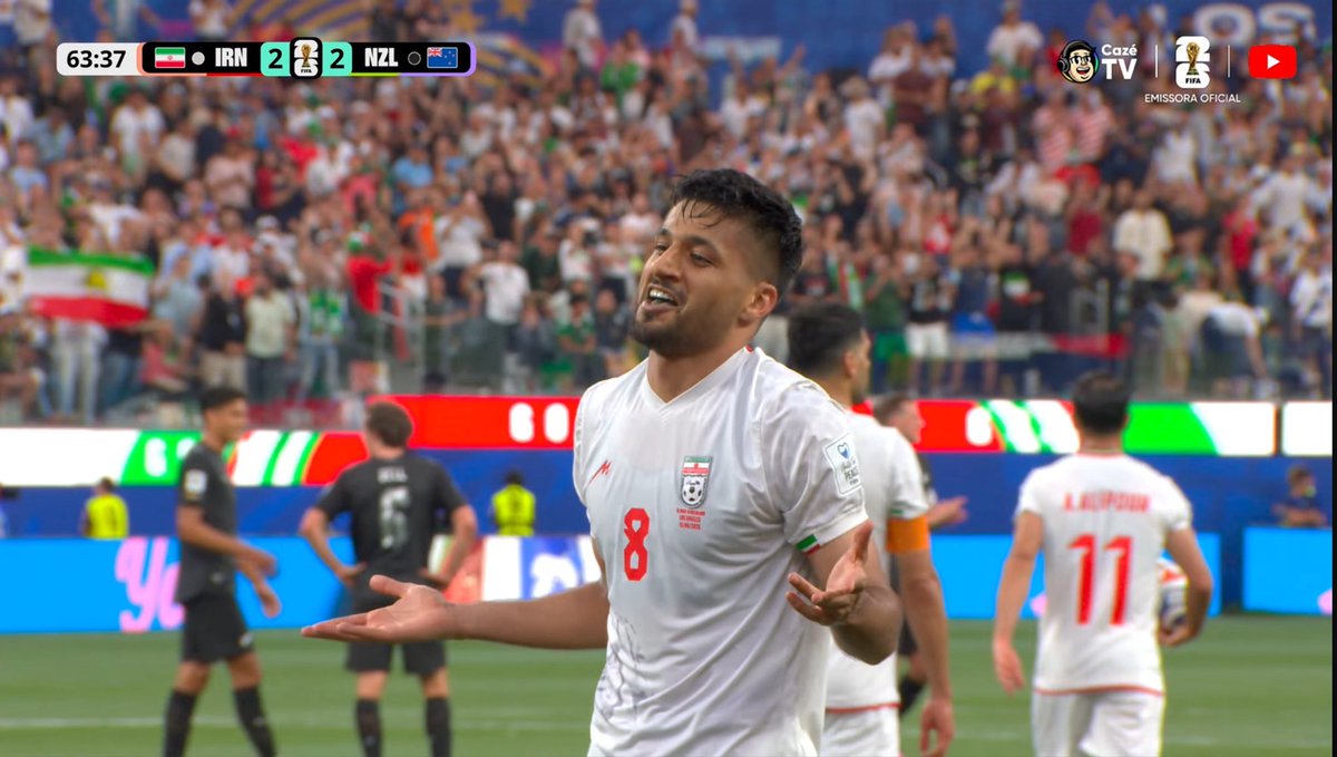 DataFutebol's tweet photo. QUE JOGOOOOOOOOO! 🤯🇮🇷

IRÃ EMPATA! 2x2!!!!!!! https://t.co/Dz3OaQgFMe