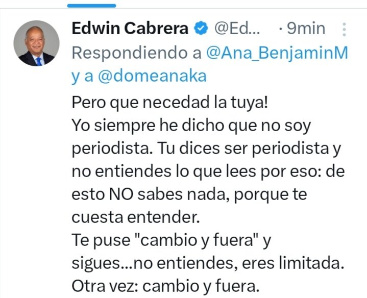 Ana_BenjaminM's tweet photo. La investigación sobre el enjambre digital pro minero sacó a relucir prácticas cuestionables como darle espacio en programas radiales a personas que difunden noticias falsas. La reacción cuando se le cuestiona: insultar, desacreditar, menospreciar. De cuerpo entero. https://t.co/2Orgkj85AG