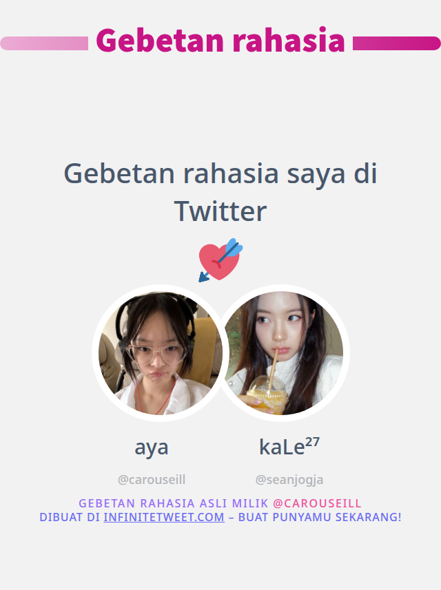 carouseill's tweet photo. Gebetan rahasia saya di Twitter adalah @seanjogja

➡️ https://t.co/oadx1ykN56 https://t.co/CF8wnMeDuc