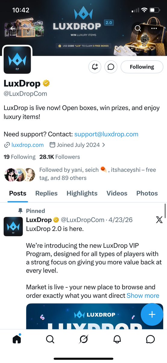 chuinz's tweet photo. @JuicyFruityyy @LuxDropCom 🌟 https://t.co/BRetXu1TIk