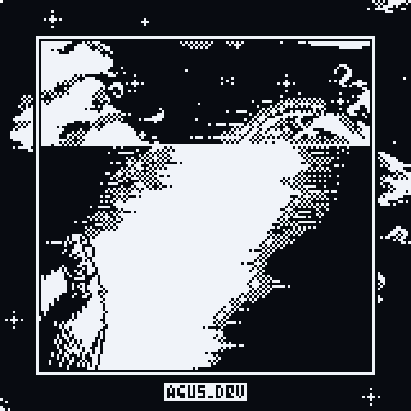 AguIsDev's tweet photo. #pixelart #1bit #ドット絵 https://t.co/QtJDXlyhGs