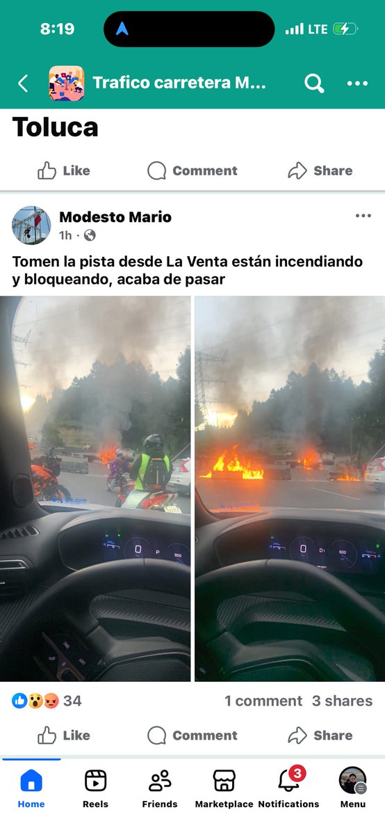 erossc96's tweet photo. @Claudiashein @delfinagomeza @ClaraBrugadaM @CAPUFE @GN_MEXICO_ @SSC_CDMX @OVIALCDMX @GabSeguridadMX @LaSEMOVI @SSPCMexico #CDMX#Carretera #Toluca @OHarfuch @Mtro_CCastaneda la carretera México toluca está tomada en ambas direcciones desde hace 3 horas, podrían ayudarnos ? https://t.co/O7wvBl1nn0