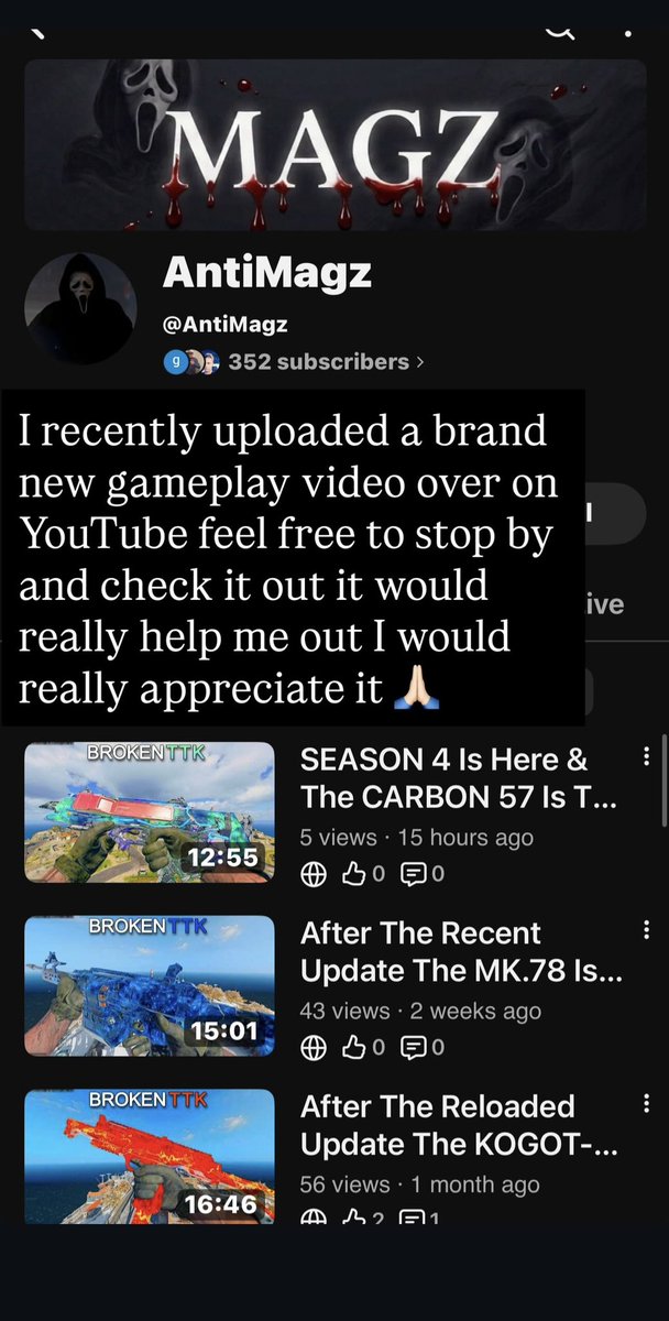 AntiMagzz's tweet photo. New gameplay video over on YouTube feel free to check it out I would really appreciate it #callofduty #warzone #blackops7 #loadout #fyp #fypγ·γ #fypγ·γviral #fypppppppppppppppppppppppppppppppppppppppppppppppppppppppppppppppppppppp https://t.co/0XsZUg8CrP