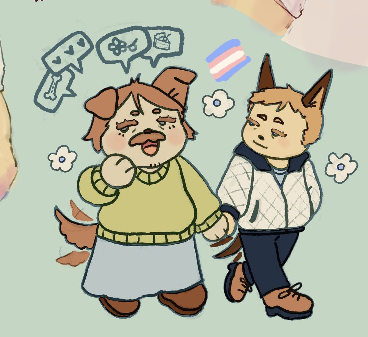 cowpupp's tweet photo. im on my sundaydriver bs, my particular flavor of them is transfem lars in like a nb kinda way, and transmasc driver. And i just think they would be so soft to eachother https://t.co/MAgJNloxEA
