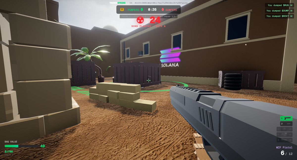 Trench_Strike's tweet photo. Bomb now have 30 seconds until detonation unless Counter Terrorists diffuse it

Terrorists win the round if bomb detonates. https://t.co/gBqmUj3kFZ