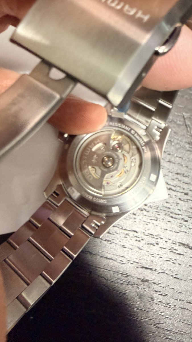 KevinOstenson's tweet photo. New watch came today! Have wanted a Hamilton and could not resist this one at the price! https://t.co/RXqjUmUtN4