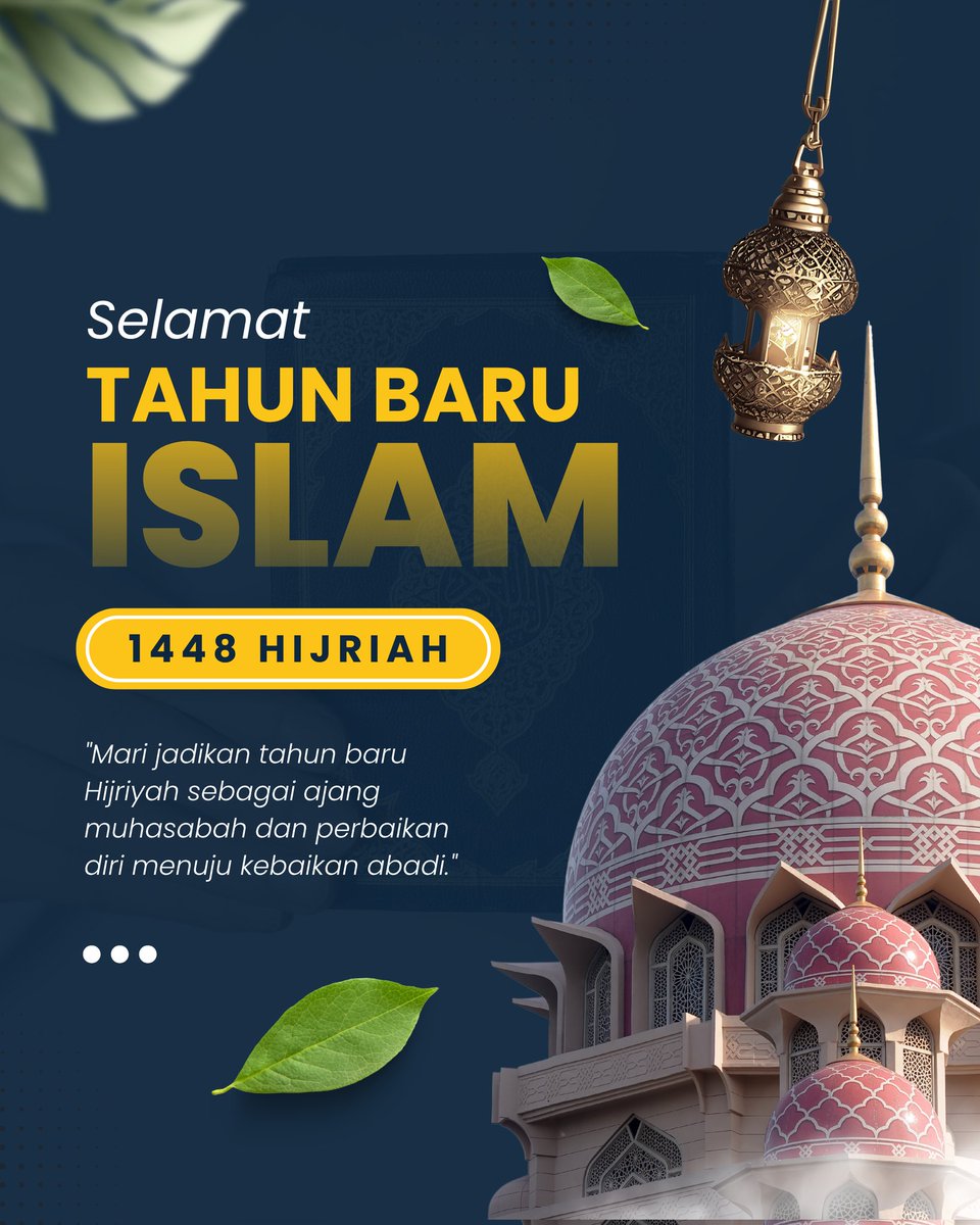 zarfix_ai's tweet photo. Selamat Tahun Baru Islam 1448 H. 🌙✨

Semoga tahun ini membawa keberkahan, menguatkan niat baik, dan menjadi awal hijrah menuju versi terbaik diri.

#TahunBaruIslam #Muharram1448H #Zarfix #SemangatHijrah #HijrahLebihBaik https://t.co/CjmHFOxwzg