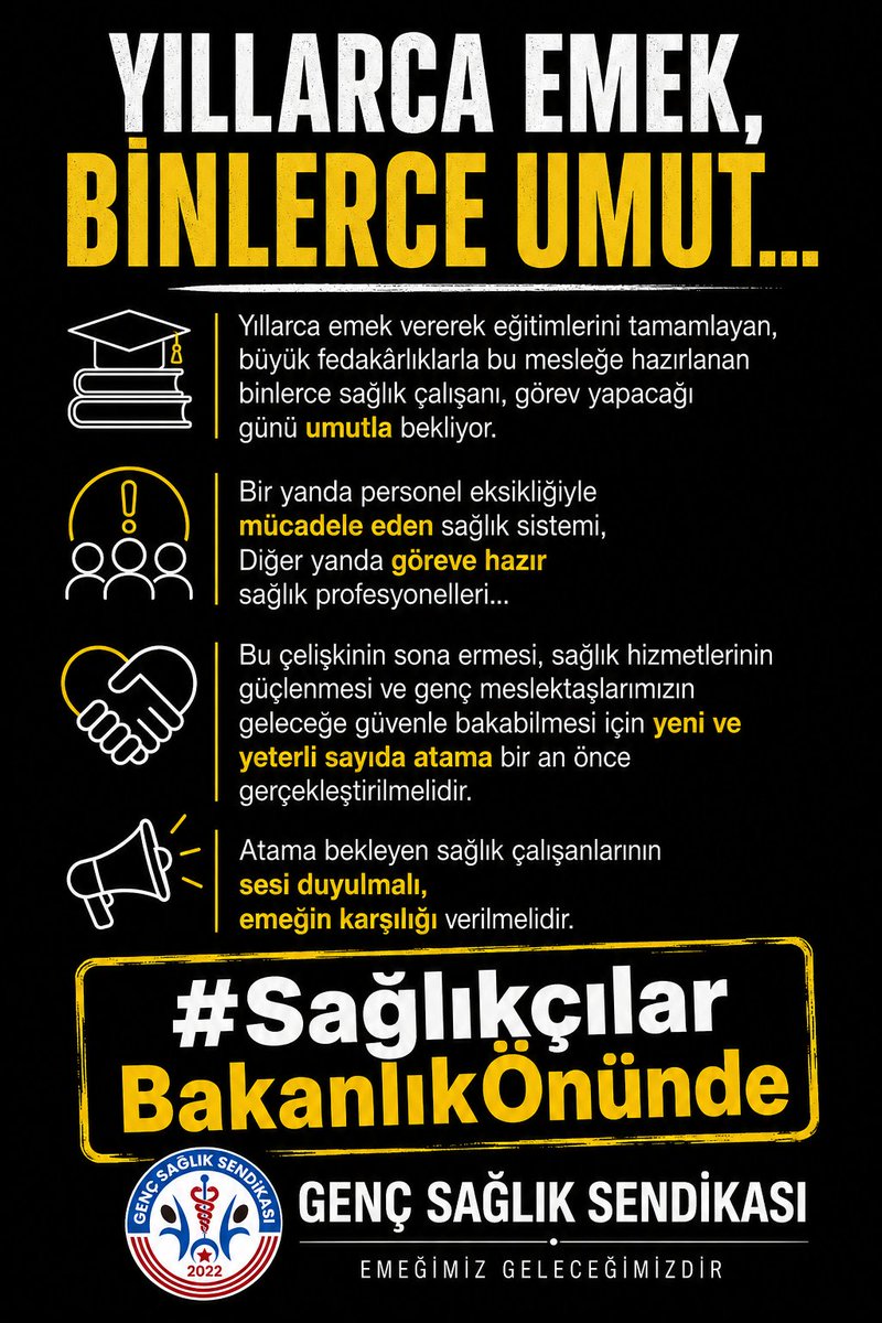 gsselazig's tweet photo. #SağlıkçılarBakanlıkÖnünde 
#sağlık bakanlığı https://t.co/6Pif2Da2t6