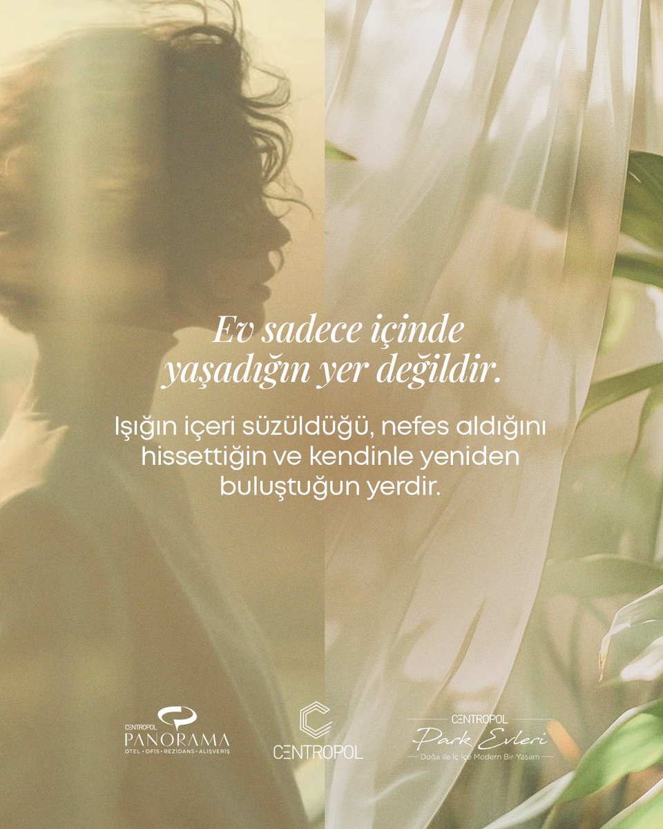 CentropolInsaat's tweet photo. Bazı yerler sadece yaşanmaz, hissedilir.

Centropol Park Evleri; ışığın, doğanın ve sakinliğin bir araya geldiği özel bir yaşam dili sunar.

Şehrin içinde ama şehrin gürültüsünden uzak, dengeli ve seçkin bir hayat.

#centropol #parkevleri https://t.co/YiQ984hog5