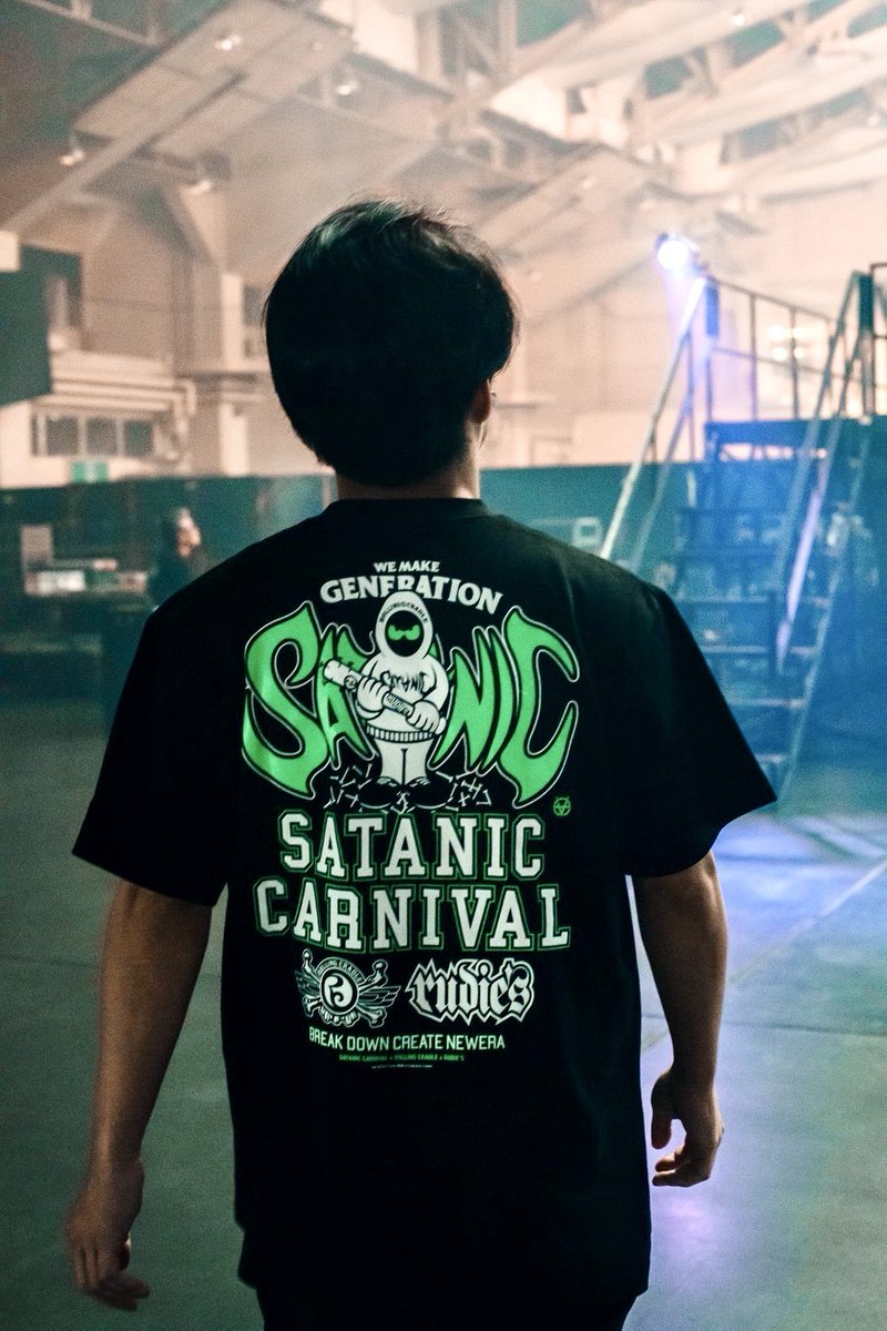 RUDIES_official's tweet photo. SATANIC CARNIVAL x ROLLING CRADLE &amp; RUDIE’S meets SHOHEI！

6.22(月)23:59までSATANIC MARKETにて受注販売。7月下旬より順次お届け予定となりますのでぜひチェックを！

https://t.co/AdlBSVP1GH

#sataniccarnival #rudies #rollingcradle https://t.co/eQBuZ2oECR