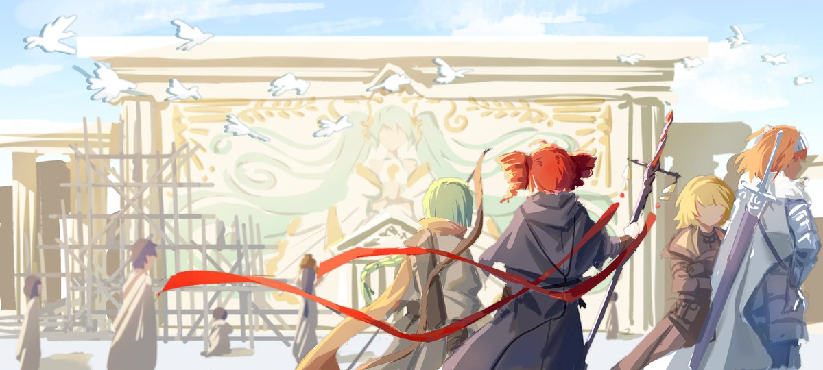 frontiersun's tweet photo. No one will be「」。

No one will give up to be「」。
——————
#6月16日はネギドリルの日 
#初音ミク #重音テト https://t.co/00DPnspqfm
