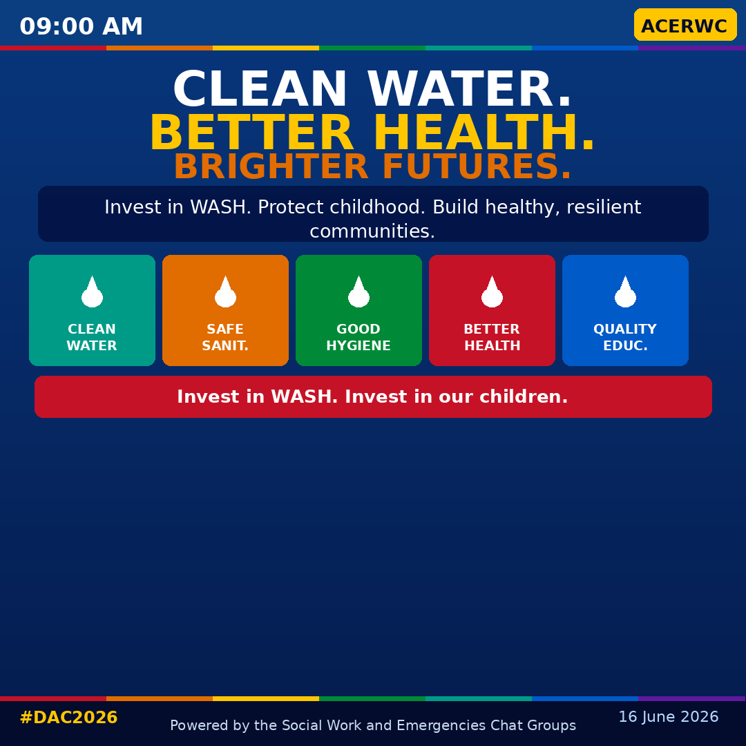 tkchadds's tweet photo. 2/ Children are drinking contaminated water. Walking hours to collect it. Missing school because there are no toilets. Getting sick from diseases that are 100% preventable. This is the reality in 2026. #WASHForChildren https://t.co/1z2jh86hYk