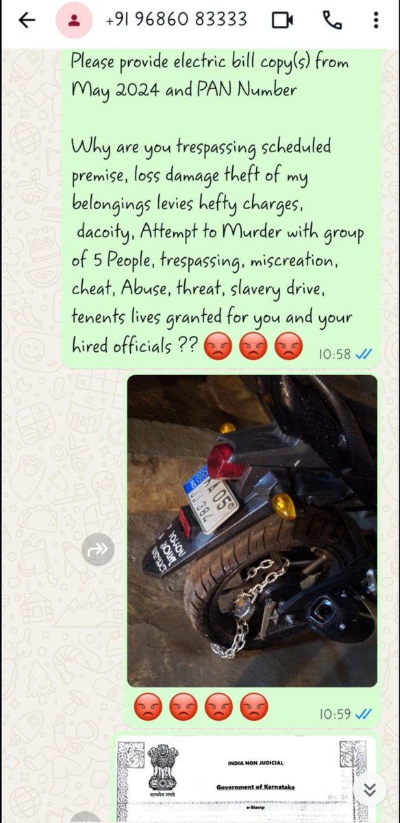 VSarvavyapiV's tweet photo. @SarvavyapiS @seemantsingh96 @CPBlr @BlrCityPolice @CBIHeadquarters @dir_ed @DeccanHerald @seemantsingh96 @CPBlr Urge your intenevene over BPS UNLAWFUL ACT EXTORT TORTURE THREATN2VICTIM LivingHouse&amp;LifeHijack 212 218 166 330 388 370 Harborin Goonda Mr ThilakKReddy Attempt2MurderVidGroup5 3-07 20/7  384 378 406/17 420 427 503 504 500 211 441 291 341/2 370
LossINR70Lakh https://t.co/0ZyTSrwSGz