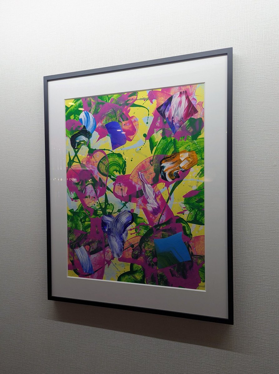 ISAKART's tweet photo. お世話になっている大嶋 彰先生の個展「余白へのふるまい」を拝見。
新宿の京王プラザホテル ロビーギャラリーにて。 https://t.co/QLd0qwbAZr